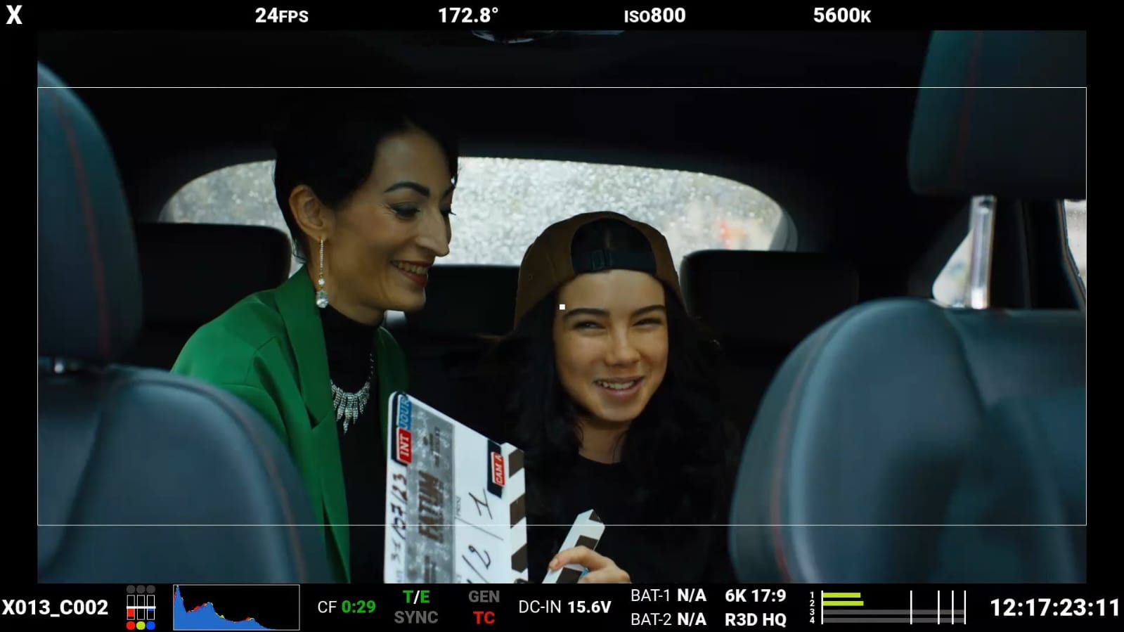 Laëtitia Eïdo — Filming